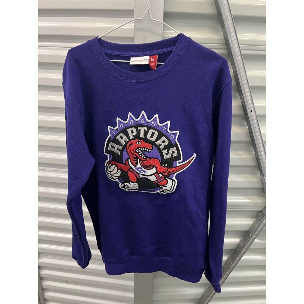 Toronto Raptors Mitchell ness purple sweatshirt Size medium